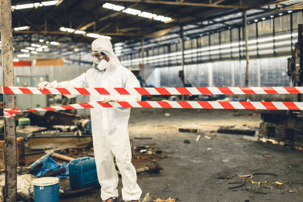 Professional Drug Lab Cleanup technician working in Salem, OR